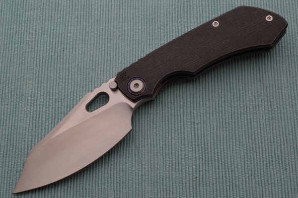 Custom Knife Factory Rotten Design Evo 3.0, Dark Titanium Frame, M390 Blade