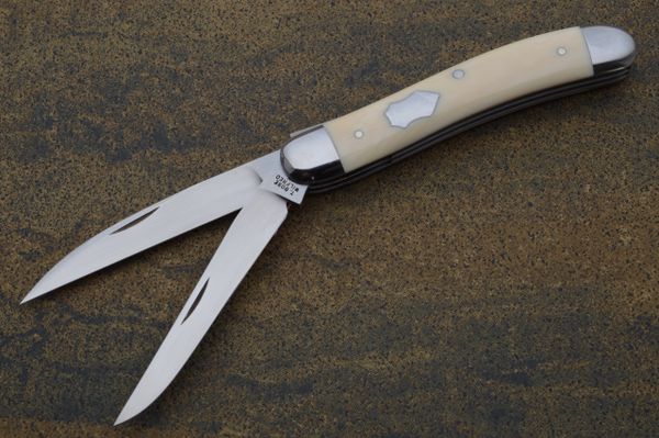 Tony Bose 2-Blade Serpentine Wharncliffe Slip-Joint Folding Knife