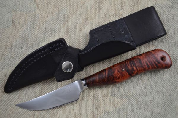 Ray Kirk, M.S. Raker Knives Bird and Trout Integral Fixed Blade (SOLD)