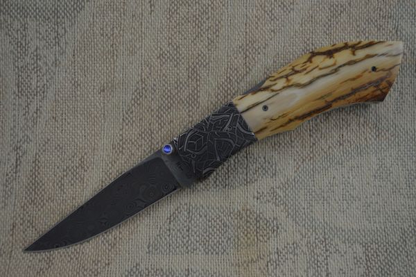 Ralph Turnbull "Special" Raindrop Damascus Lock Back Folder (SOLD)