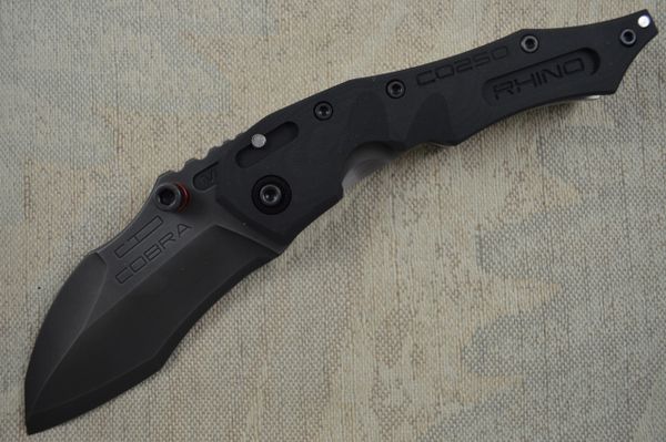 Dwaine Carrillo Cobra M5, Black G10, Black Oxide Finish Blade (SOLD)