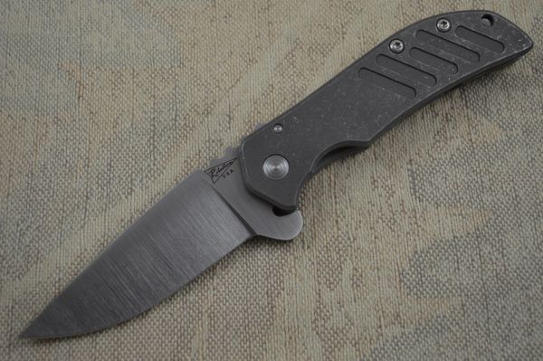 Jeremy Robertson Calavera Cutlery El Patron Flipper Satin Blade (SOLD)