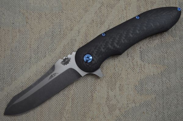 Jerry Moen "Blue Max 1" Carbon Fiber Flipper (SOLD)