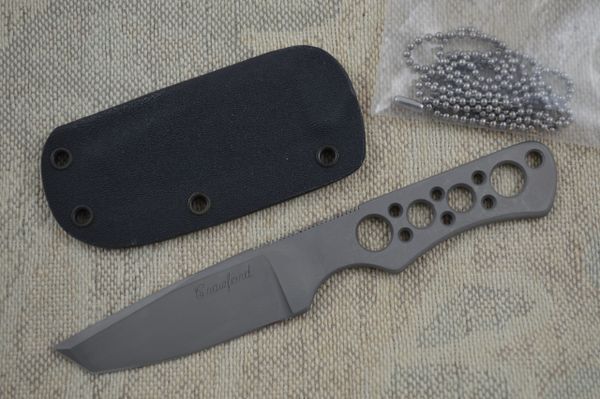 Pat Crawford Tanto Neck Knife (SOLD)