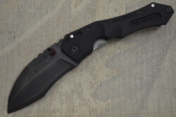 Dwaine Carrillo Scout M6, Black G10, Black Oxide Finish Blade (SOLD)