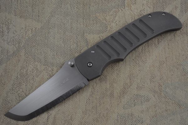 Pohan Leu Bluephin Titanium Frame Lock Non-Flipper Folder 9.75" (SOLD)