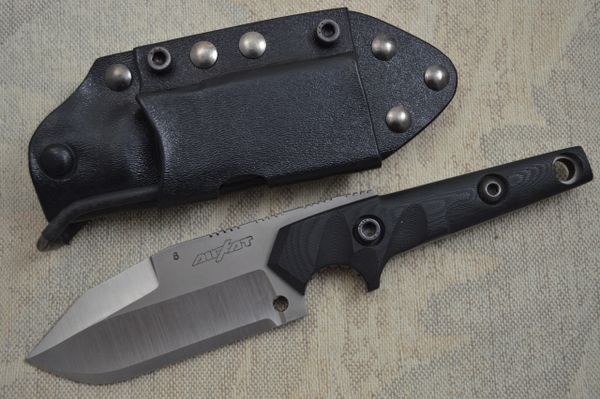 Dwaine Carrillo AIRKAT VULCAN Model 6, Tactical Fixed Blade, Kydex Sheath