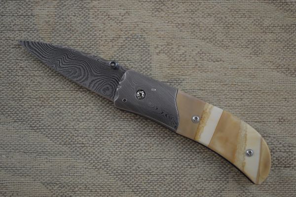 Kevin Hoffman Damascus Gentleman's Liner Lock Folder (SOLD)