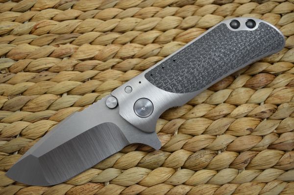 Direware M8 Flipper, Titanium Frame, Double Sided Silver LSCF Inlays (TRADED)