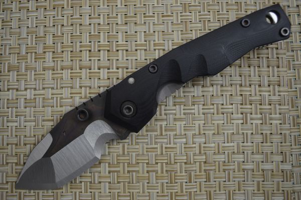 Dwaine Carrillo Tripwire, Model 7, Frame-Lock, Black G10 (SOLD)