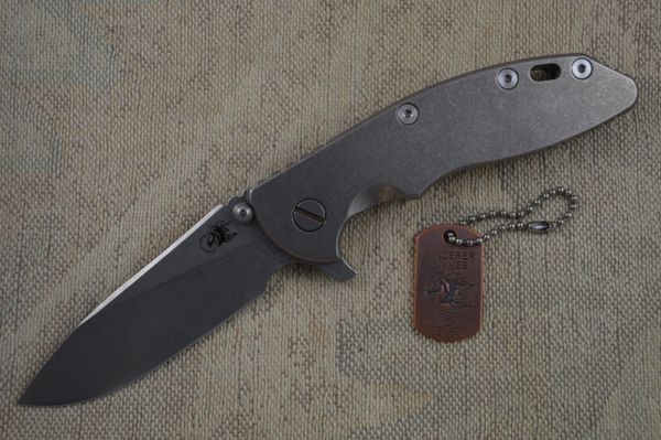 Rick Hinderer XM-18 Titanium Frame Lock Flipper, Blade Show 2014 Lottery Knife (SOLD)