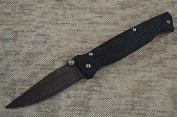 Matthew Lerch Liner Lock Tactical Damascus Folder (SOLD)