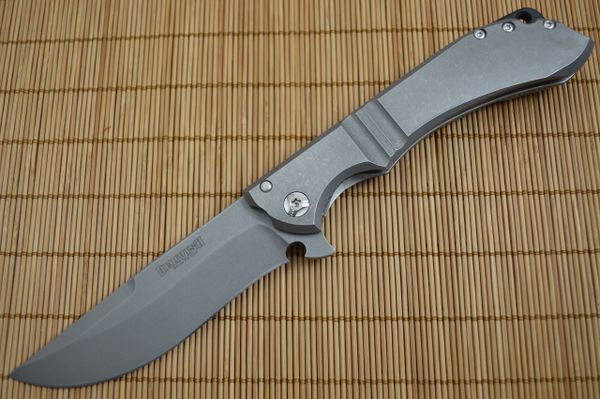 Dervish Alchemy "First Run" Mid-Tech Frame-Lock Flipper, Stonewashed (SOLD)