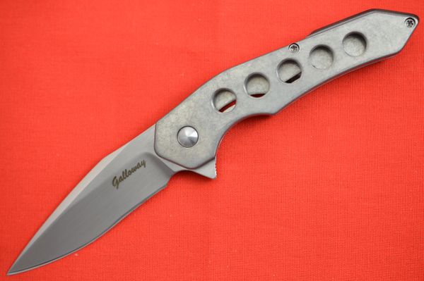 Daniel Galloway, MINI BENTLEY Frame-Lock Flipper, Blade Show 2017 Lottery (SOLD)