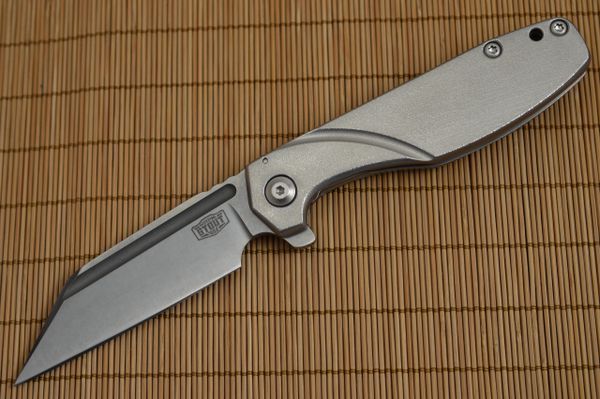 Jason Stout SILVERA, Wharncliffe, Frame-Lock Flipper, Blade Show 2017 Lottery (SOLD)