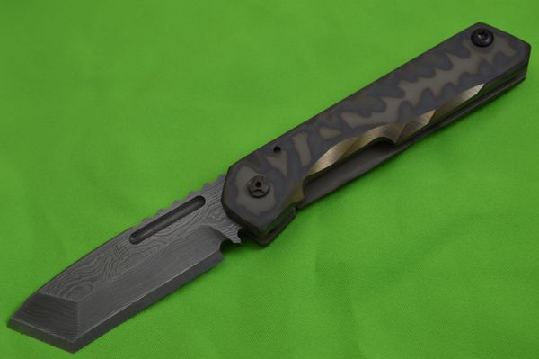 Crusader Forge STREET FIGHTER Custom LEO® Damascus, Phantom Finish, 01 of 01 (SOLD)