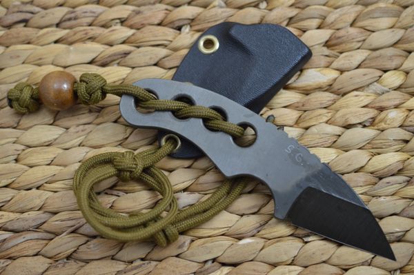 G.H.K. Pocket Razor Fixed Blade Neck Knife