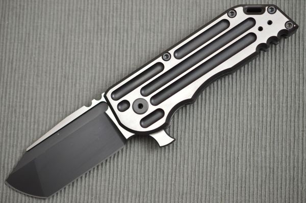 Jake Hoback/Alphahunter Black Stallion WarHorse Flipper Folder, DLC Black, Satin Flats (SOLD)