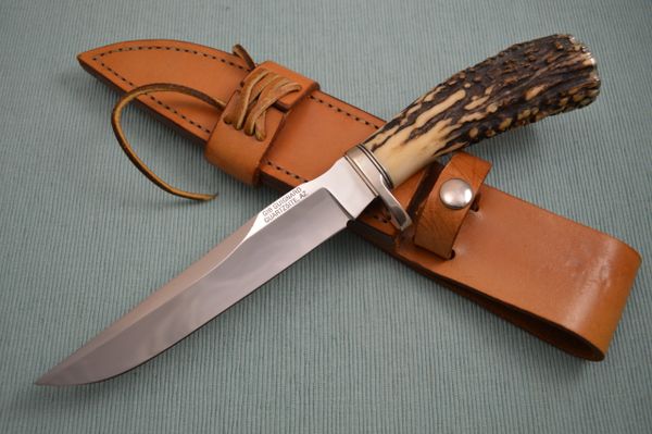 Gib Guignard, Cactus Forge, Stag Handled Bowie and Cowboy Sheath