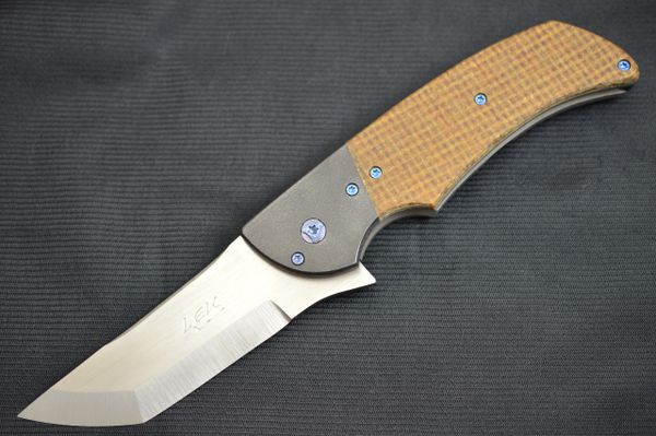 Pohan Leu - Negligence Framelock Folder - Fort Henry Custom Knives