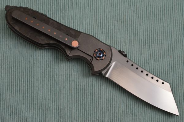 Red Horse Knife Works Full Custom BLACK DEATH CHOPPER - Last One! (SOLD)