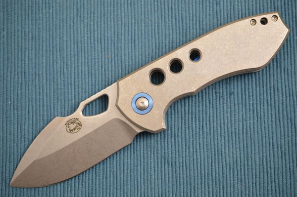 Michael Burch V4 Burchtree Bladeworks Frame-Lock Folding Knife (SOLD)