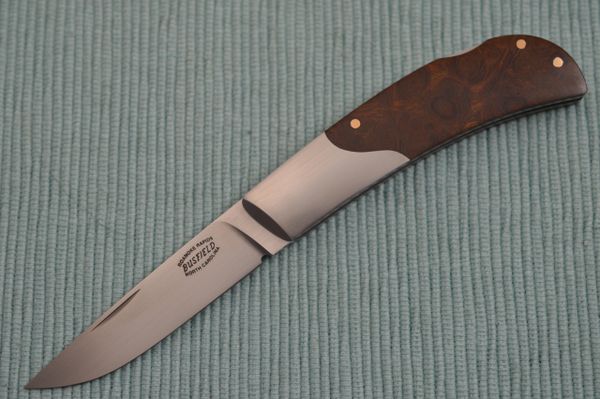 Jack Busfield Desert Ironwood Lock-Back Folding Knife (SOLD)