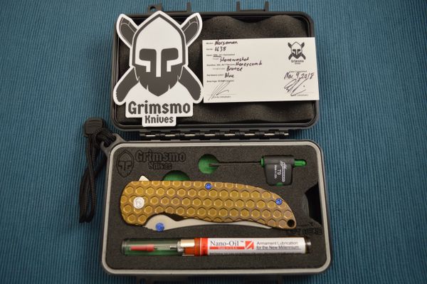 Grimsmo Brothers "Norseman" #1638, Bronze Honeycomb Titanium (SOLD)