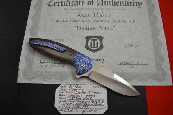 Peter Carey Wilson Combat DELUXE NITRO Custom Alliance #45, No. 6 of 10 (SOLD)