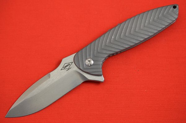 Peter Carey NITRO Mini Production, Full Titanium Frame-Lock Flipper (SOLD)