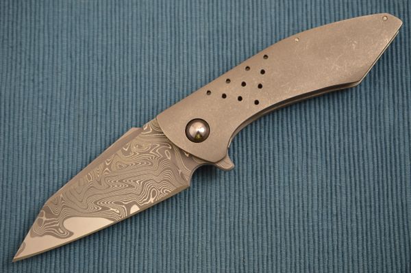 Fernando Medina Custom San Mai HELLCAT Frame-Lock Flipper