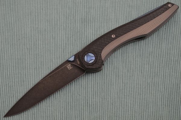 Custom Knife Factory Sukhoi 2.0 BW, Black Washed Blade (SOLD)