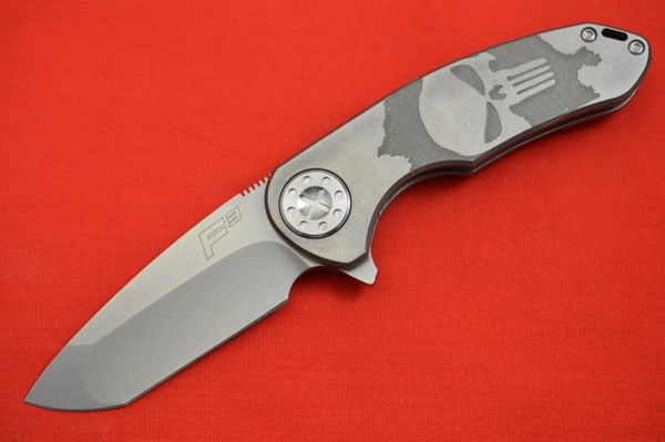 Curtiss Knives F3 Medium Frame-Lock PUNISHER Flipper Knife (SOLD)