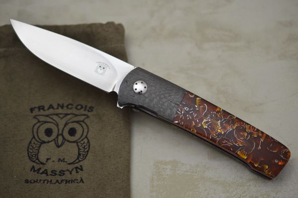 Francois Massyn Liner-Lock IKBS Flipper Folding Knife (SOLD)