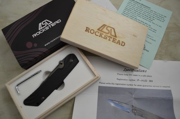 Rockstead HIGO-JHD, YXR7 Blade, Frame-Lock Folding Knife (SOLD)