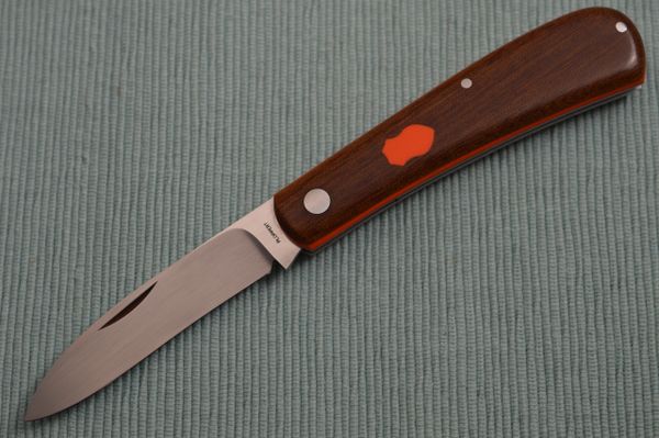 Tom Ploppert ZULU Shadow Pattern, Micarta Scales, Orange G10 (SOLD)