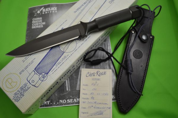 Chris Reeve South Africa Mark V, 1988 Black Jack Knives Import, Box and COA (SOLD)