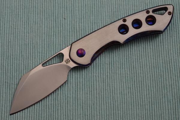 Olamic Cutlery WHIPPERSNAPPER, Entropic Finish, 20CV Sheepsfoot Blade (SOLD)