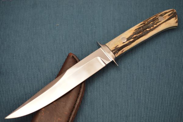 George Herron Large Stag Combat Fighting Knife (SOLD)