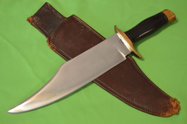 Early Gil Hibben 16.5" Manti Utah Bowie Knife (SOLD)