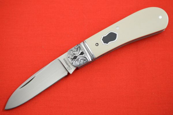 Tyler Turner "Tuxedo Zulu" Slip-Joint Folding Knife, William Evans Engraving (SOLD)