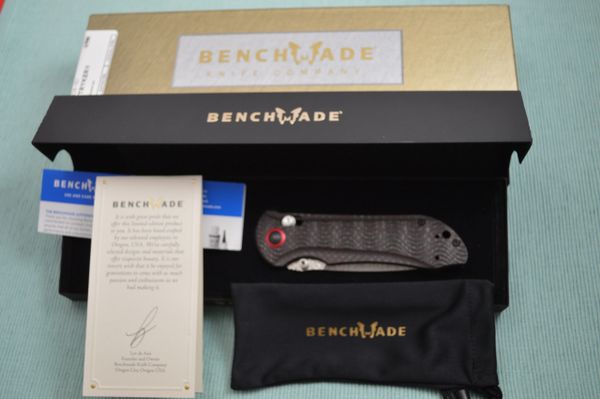 Benchmade Gold Class STRYKER Axis Lock Damasteel Folding Knife #908-161 (SOLD)