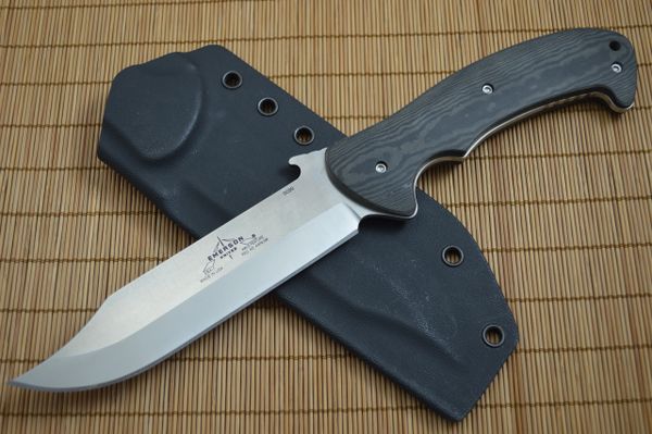 Emerson Knives "Sprint Run" EBX-1-SF Fixed Blade Knife, Black Richlite Handles (SOLD)