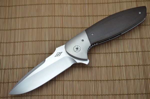 Peter Carey Full-Size Custom "NITRO" Flipper Folding Knife