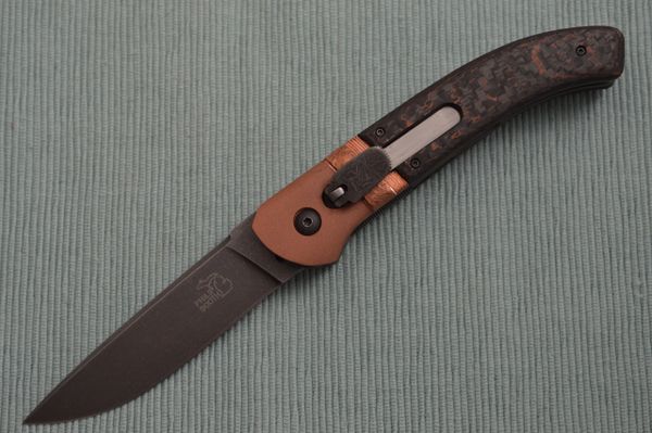 Philip Booth Custom Lever Auto Liner-Lock Folding Knife (SOLD)