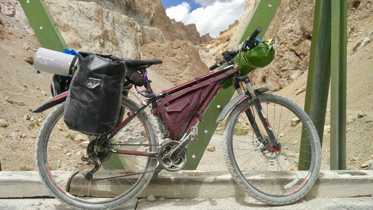 How To Sew A Custom Frame Pack For Bikepacking And Bike Touring The Vanimals
