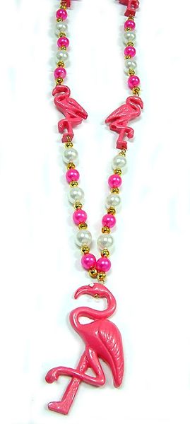 42" Flamingo Beads