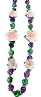 42" Hibiscus Flower Beads