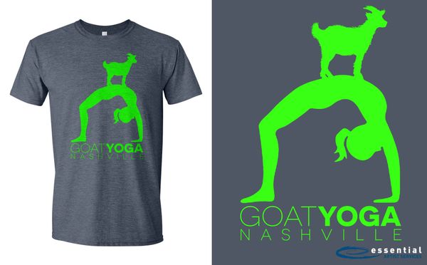 goat yoga t shirt