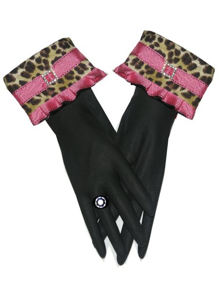 Pretty Fancy Glam Hostess Dishwashing Gloves Fuchsia Leopard | Glam ...